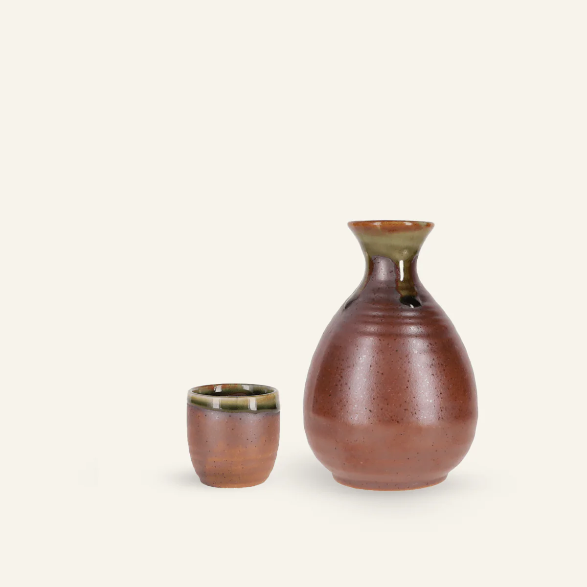 Tasse à saké faïence fine Minoyaki "dakuryuu" - Image 2