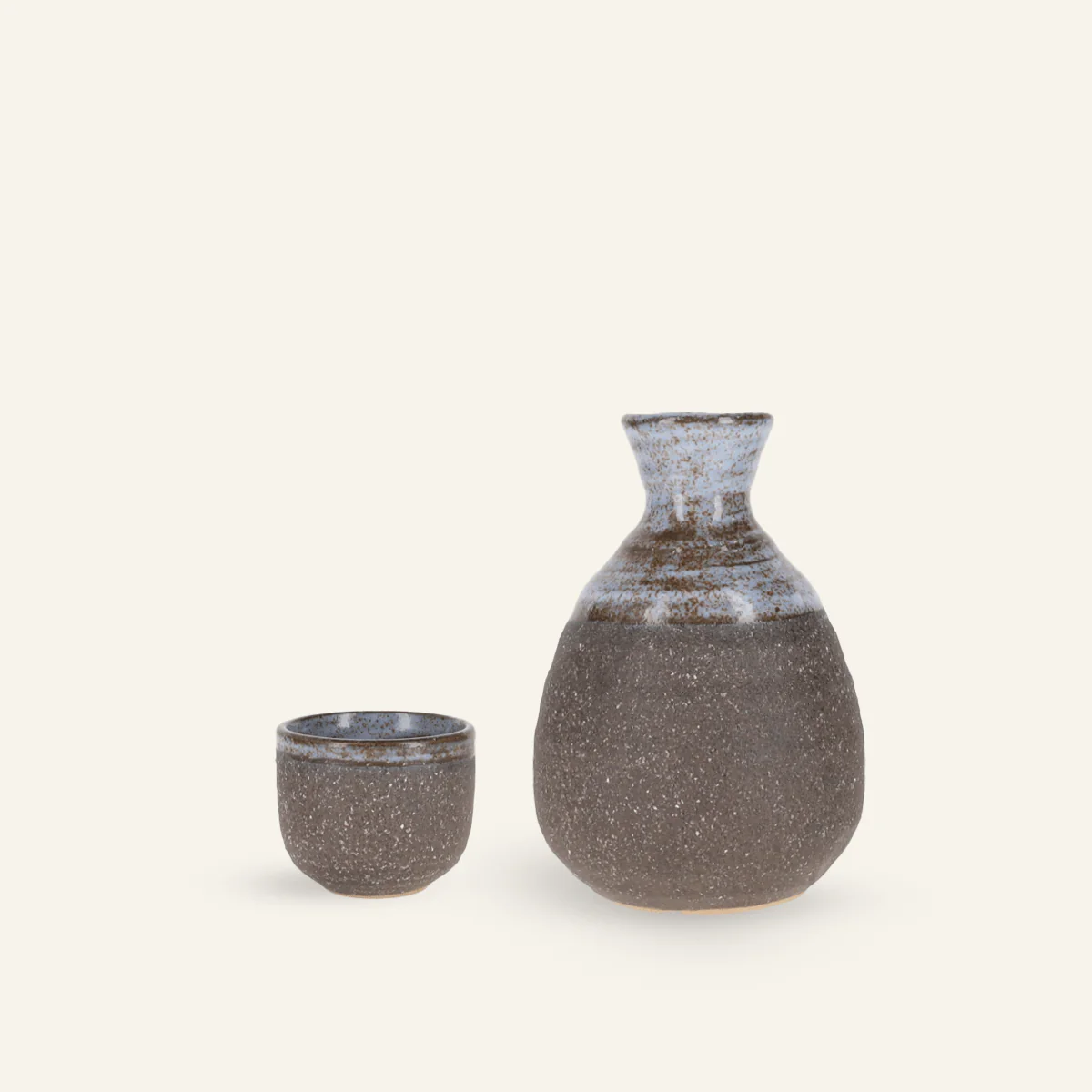 Tasse à saké faïence fine Minoyaki "tochi" - Image 2