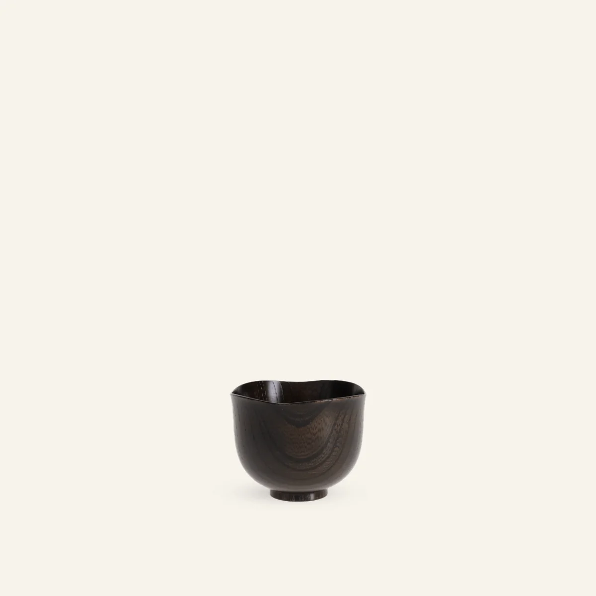 Tasse à saké en bois de zelkova japonais laqué - Image 2