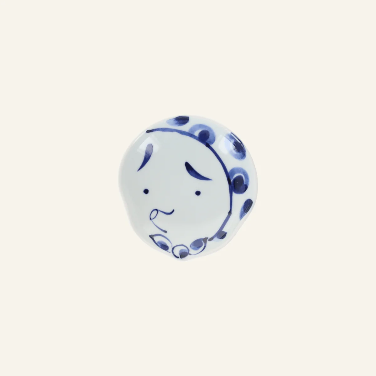 Coupelle en porcelaine Hasamiyaki "Hyottoko" - Image 2