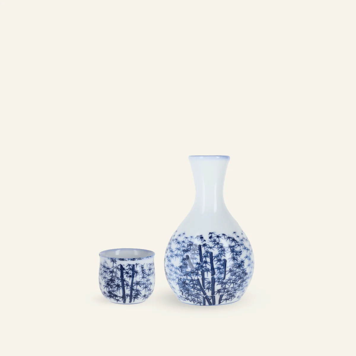 Carafe à saké Tokkuri en porcelaine Hasamiyaki "Wakatake" 175ml - Image 2