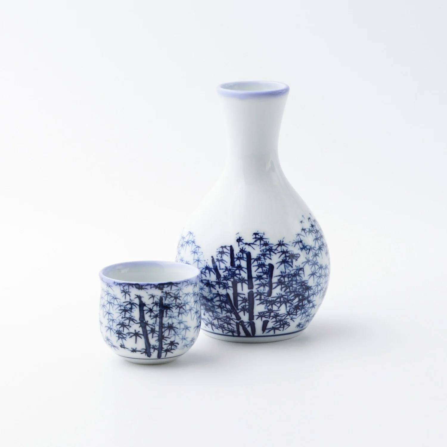 Carafe à saké Tokkuri en porcelaine Hasamiyaki "Wakatake" 175ml - Image 7