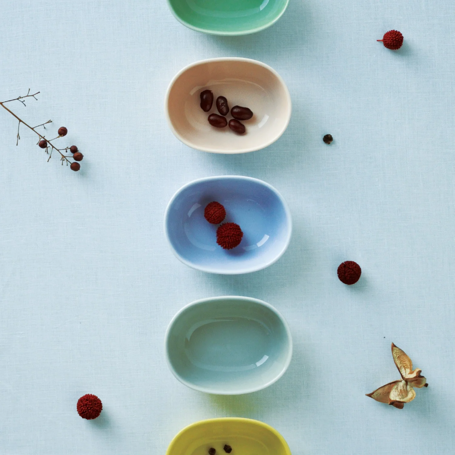 Bol ovale en porcelaine Hasamiyaki "Essence of life" - Image 6
