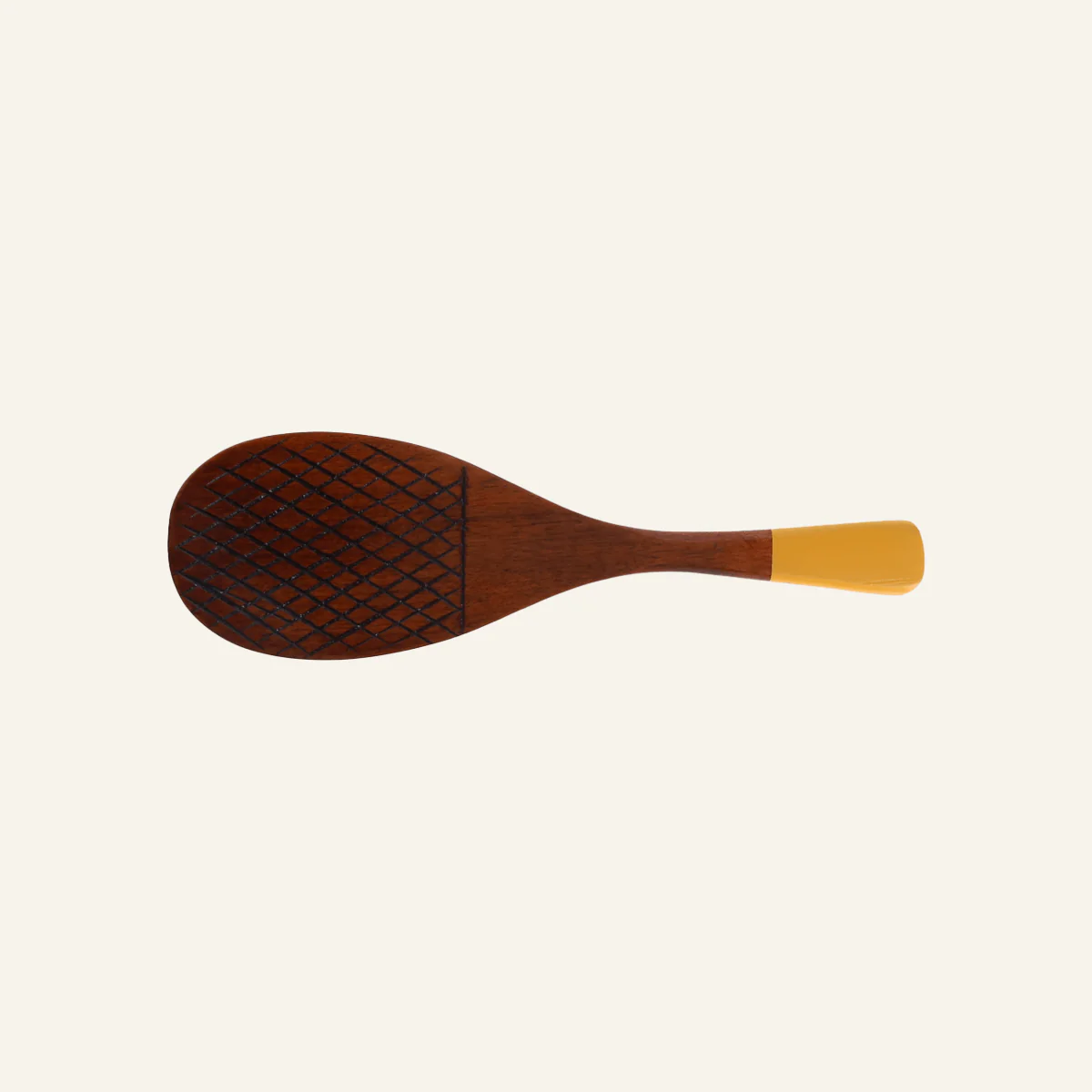 Spatule à riz Shamozi en bois de lithocarpus glaber - Image 2