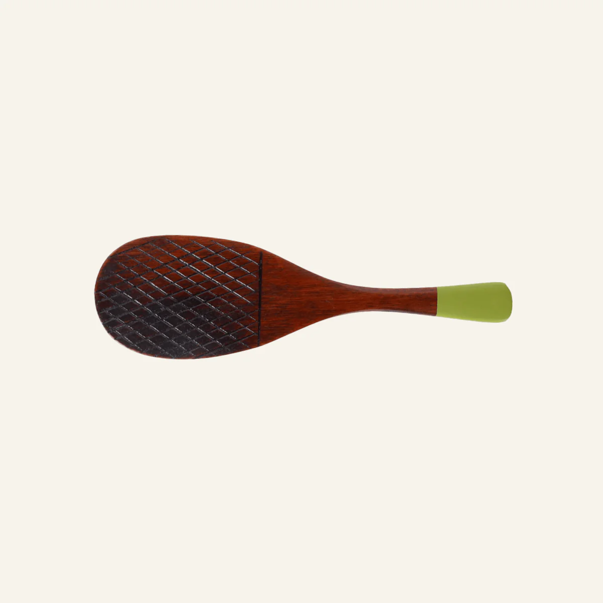 Spatule à riz Shamozi en bois de lithocarpus glaber - Image 4