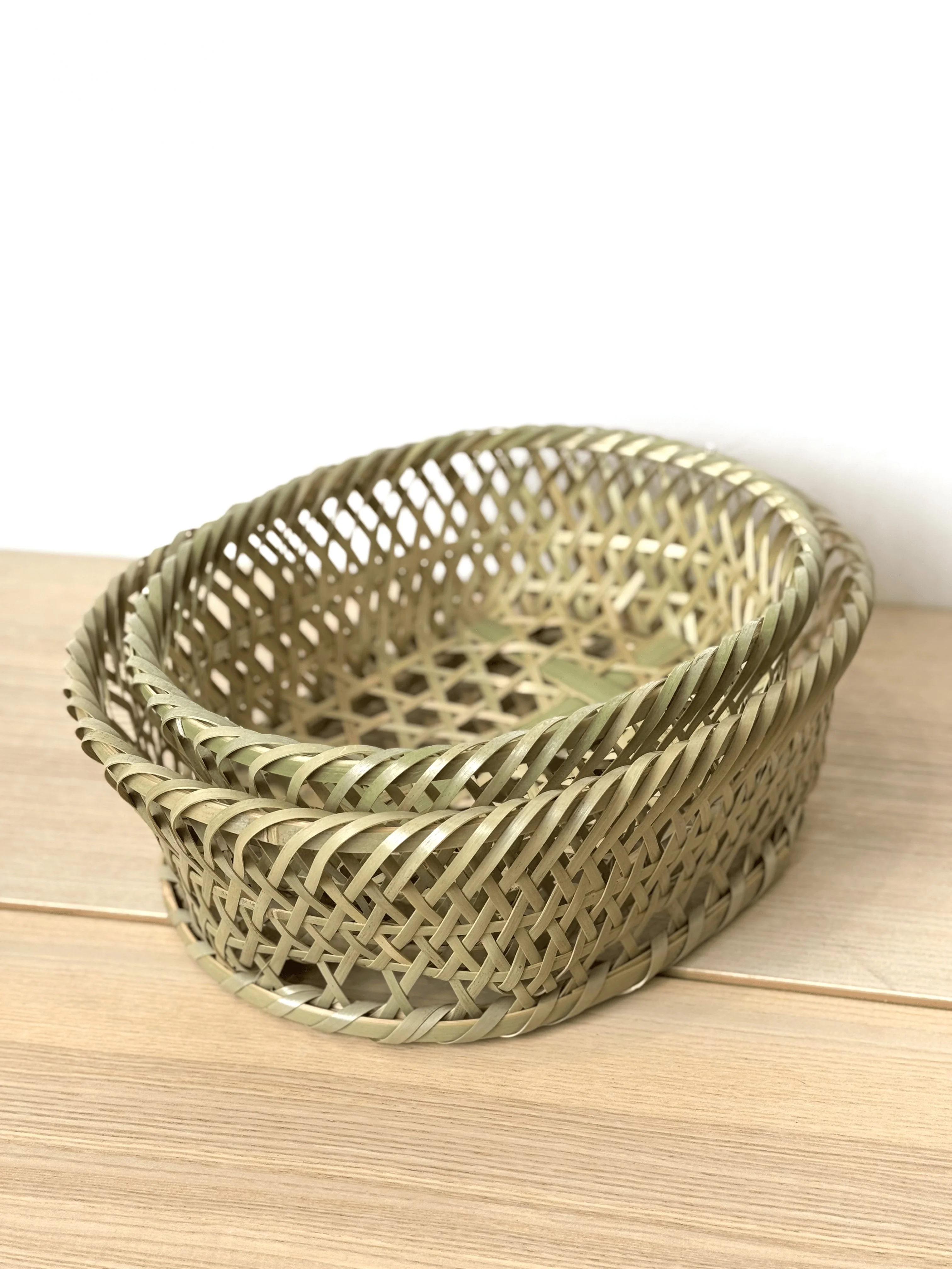 Égouttoir ovale en bambou Chawan Mego - Petit (Ø24,5cm) - Image 3