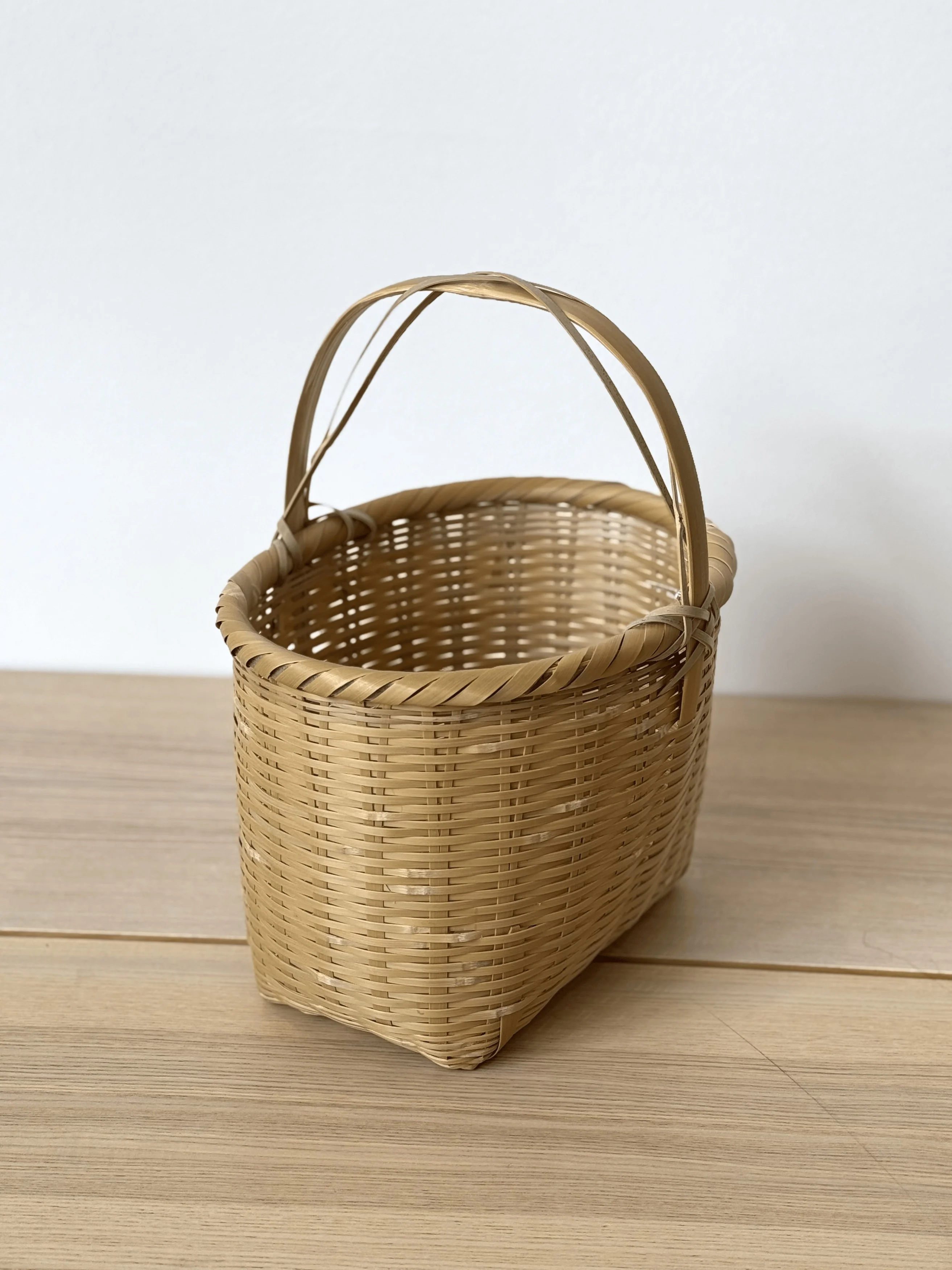 Panier à courses en bambou Kaimono Kago - Petit (Ø22cm) - Image 2