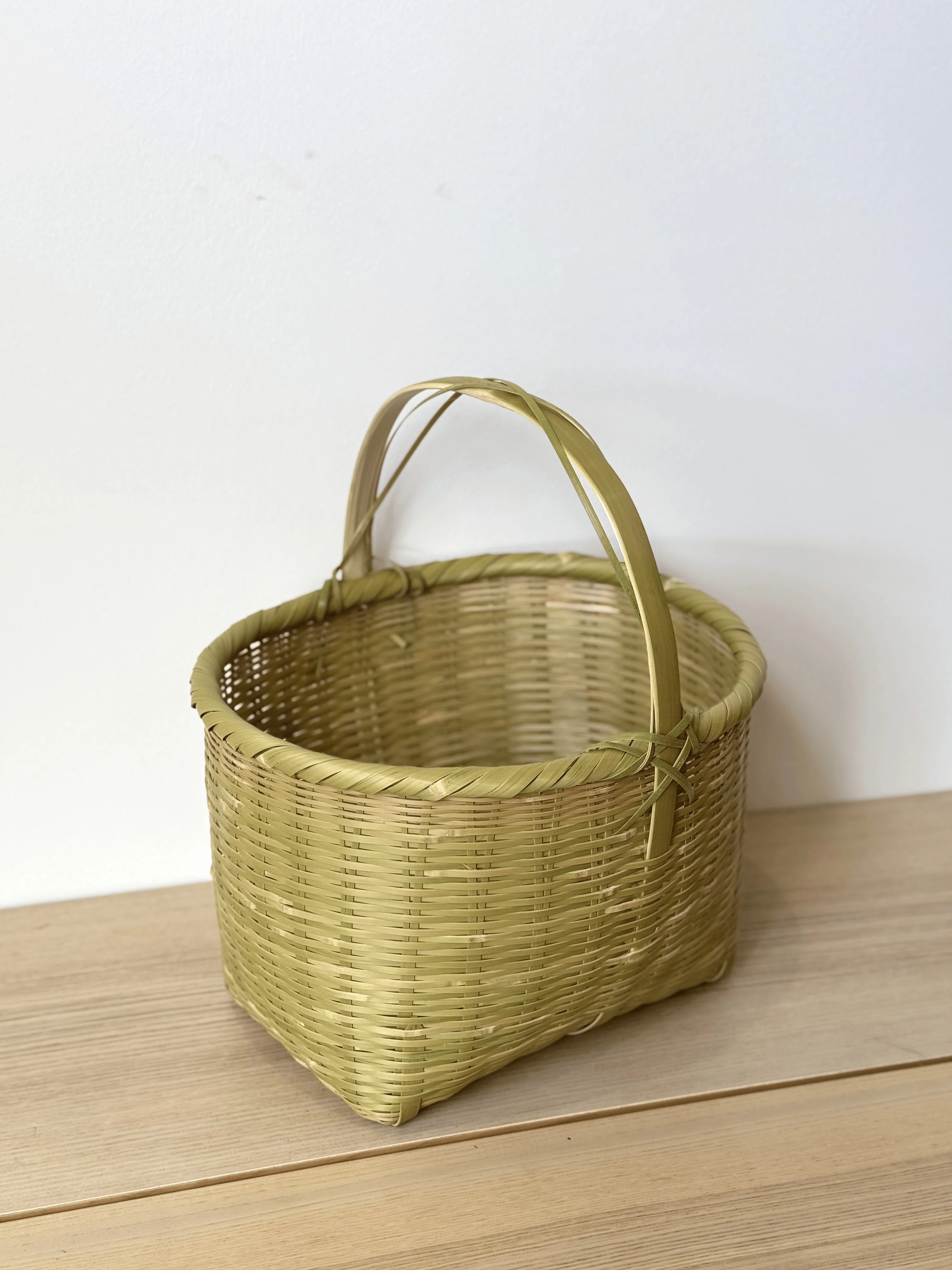 Panier à courses en bambou Kaimono Kago - Grand (Ø30cm) - Image 2