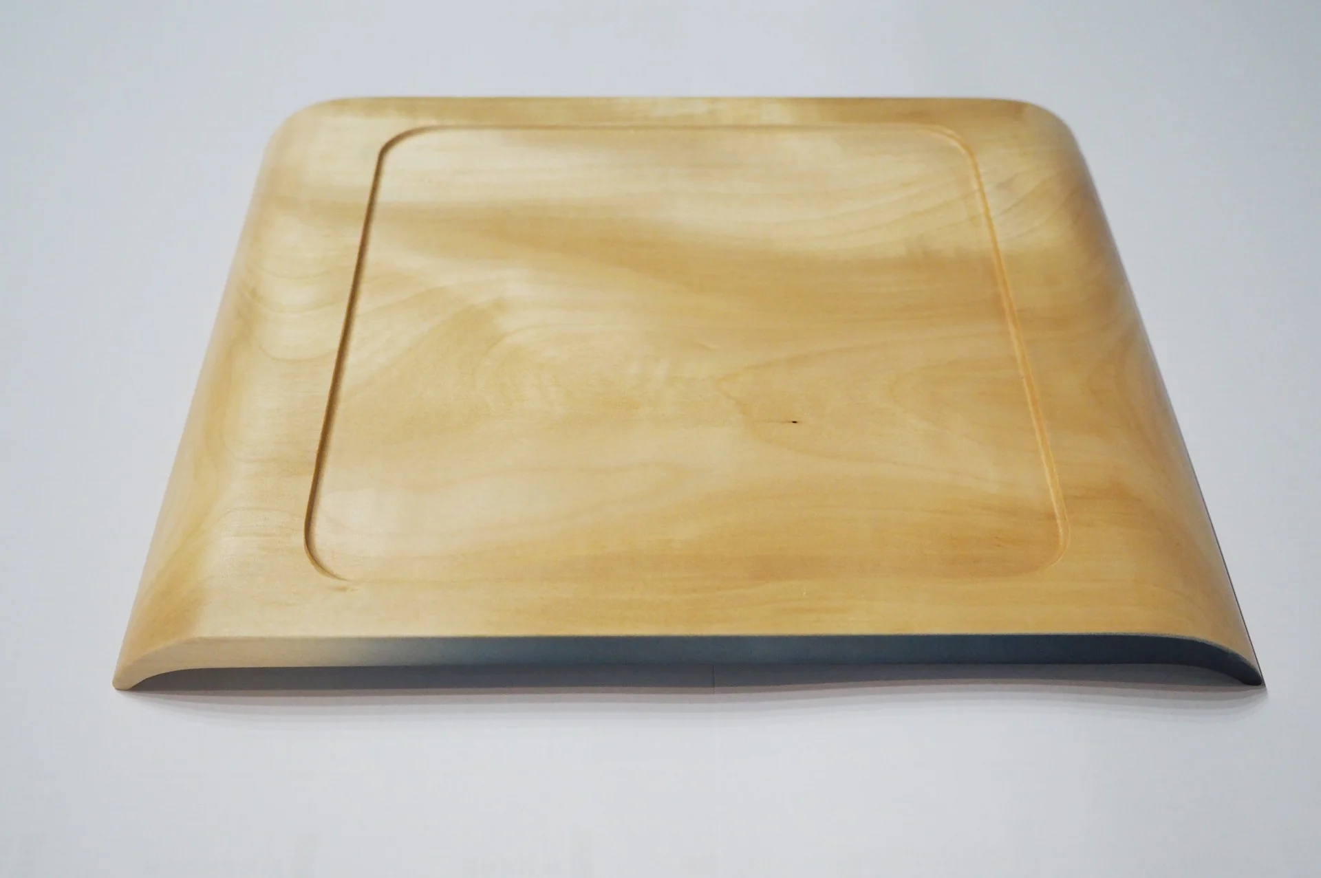 Assiette rectangulaire en bois de marronier du Japon Tochi teint à l'indigo - Image 5