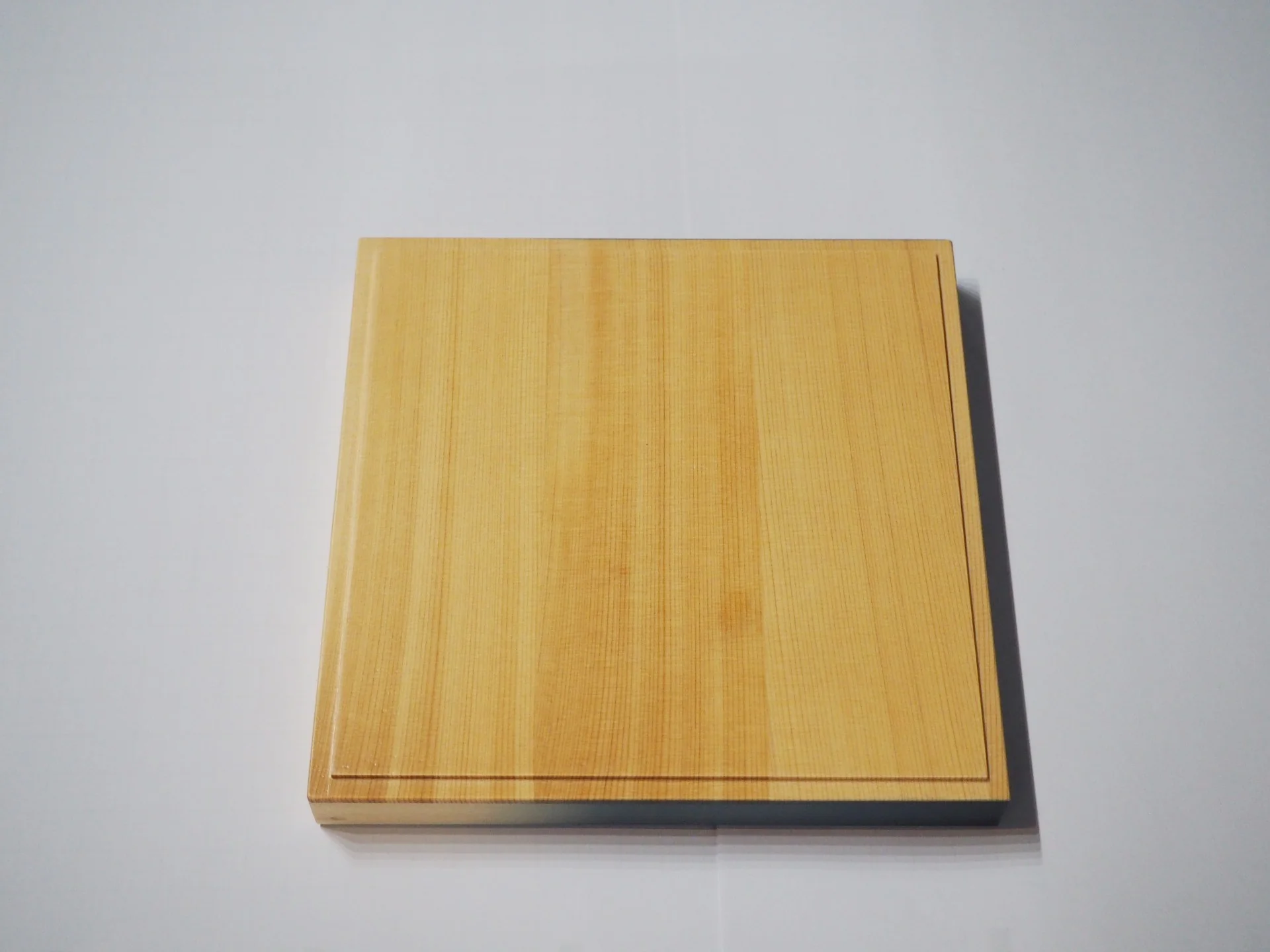 Plateau carré en bois de cyprès japonais Hinoki teint à l'indigo - Image 3