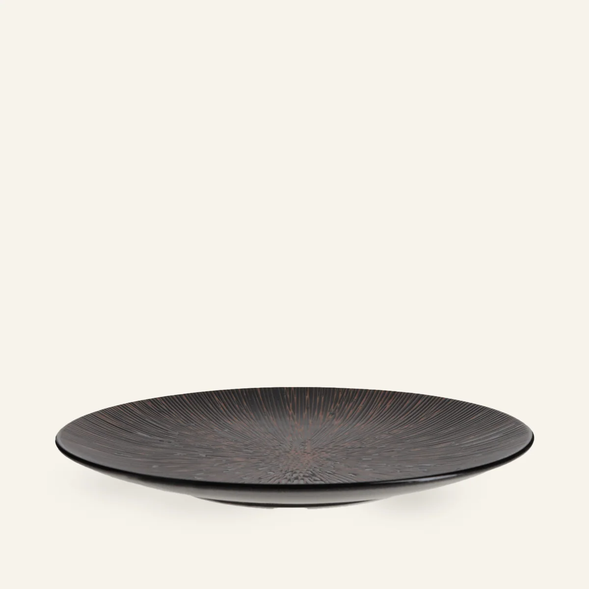 Grande assiette faïence fine Minoyaki "kizami" - Image 4
