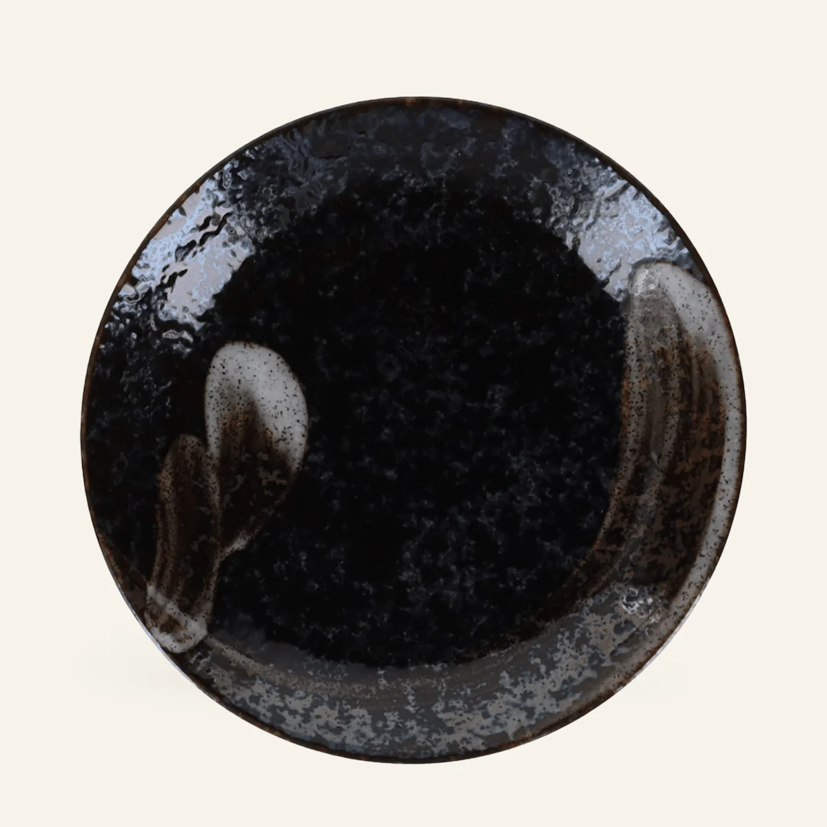 Assiette creuse faïence fine Minoyaki "Mitsuwa" - Image 2