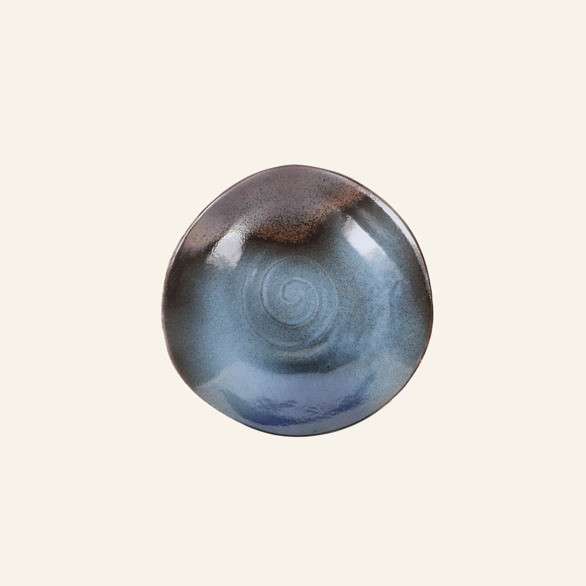 Bol bleu faïence fine Minoyaki "mori no mizuumi" - Image 2