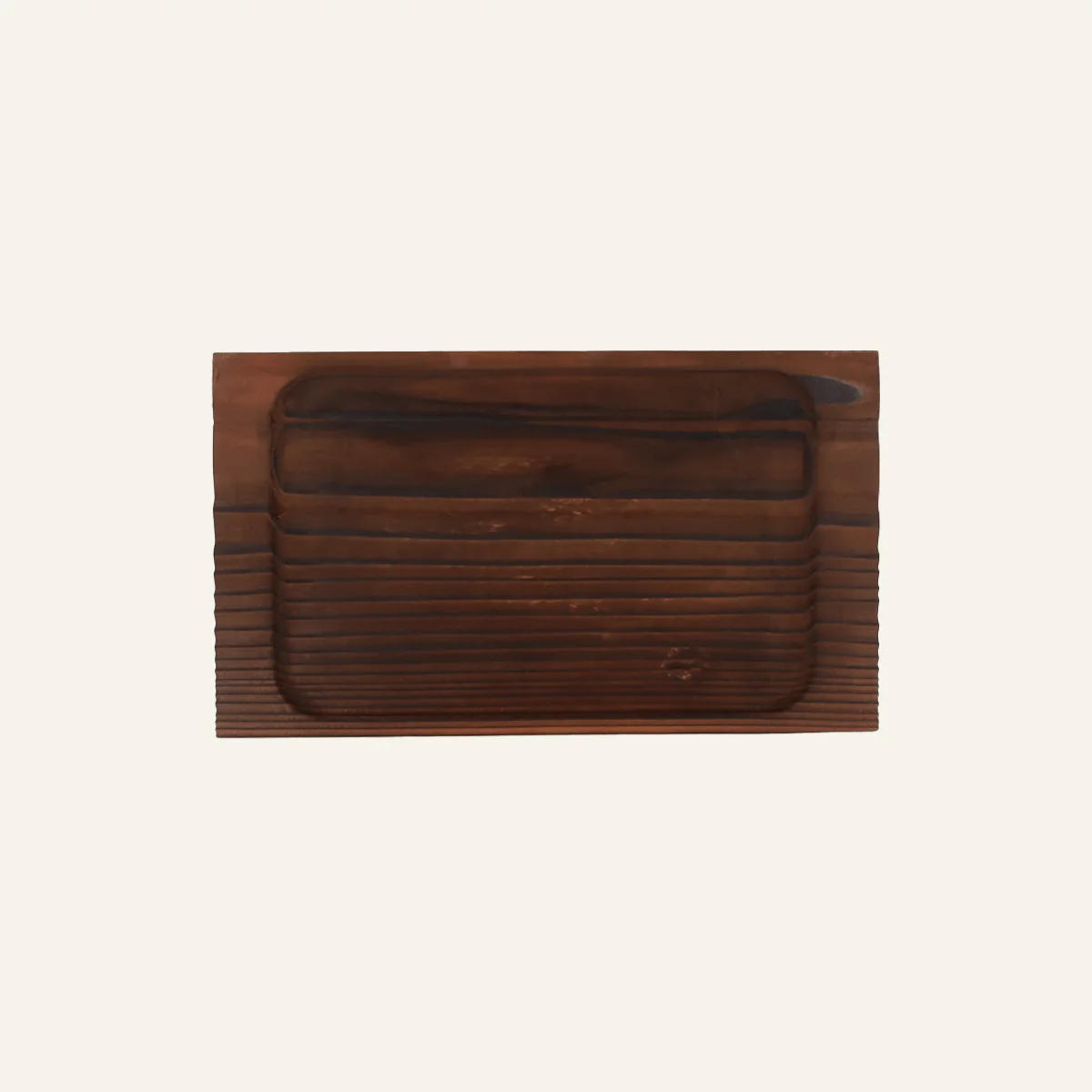 Plateau en cèdre "yaki sugi" - Image 2