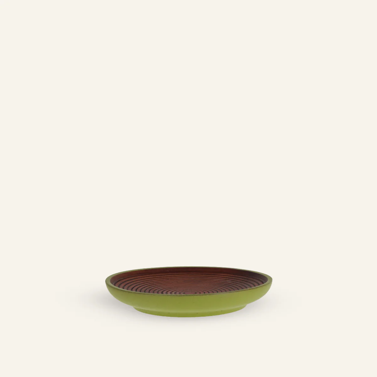 Assiette en bois de lithocarpus glaber - Image 4