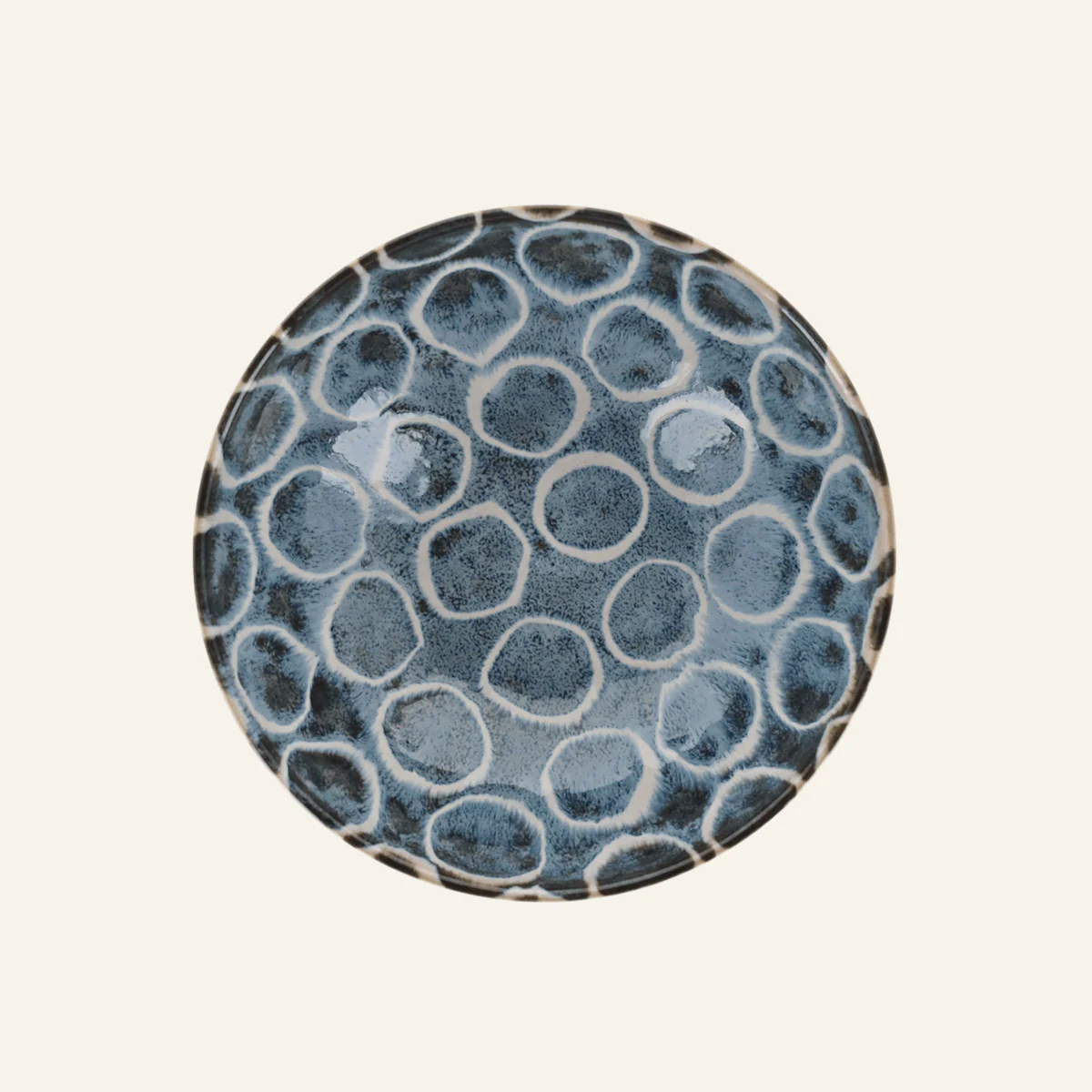 Bol à nouilles en porcelaine Minoyaki "Momomaru", teintes inspirées d'Okinawa - Image 3