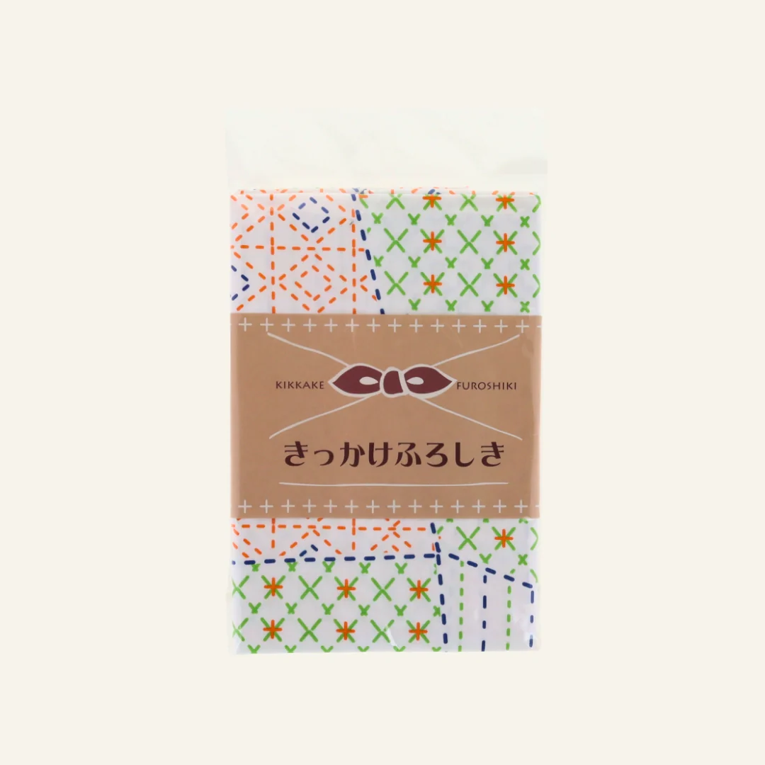 Furoshiki en coton "Broderie japonaise" - Image 2