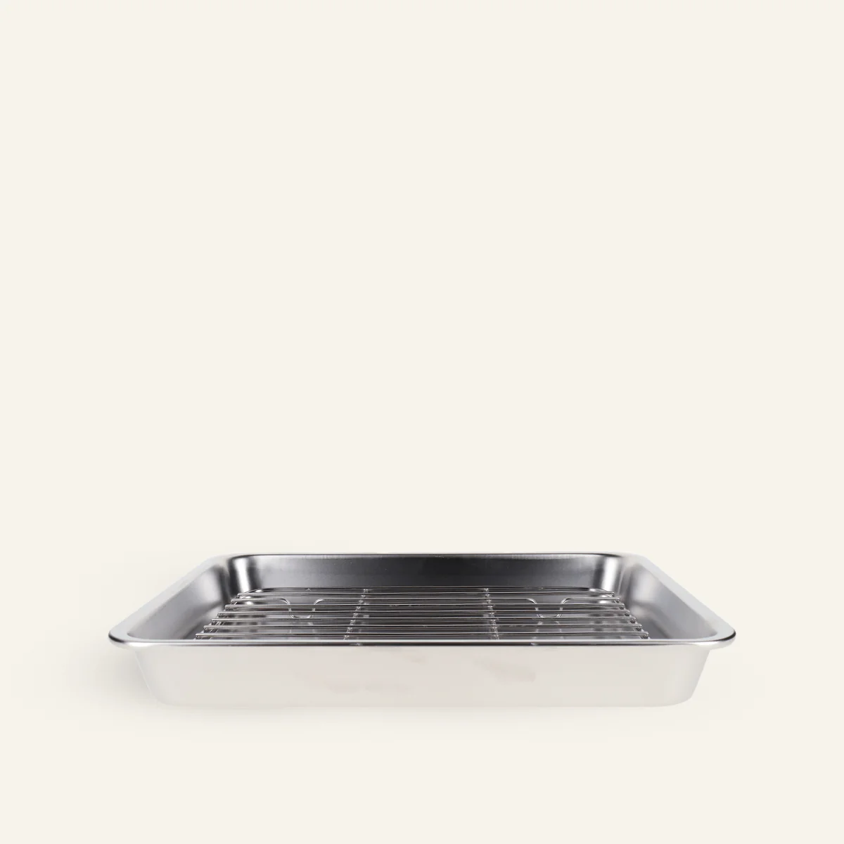 Plat à débarrasser en inox avec grille - Image 4