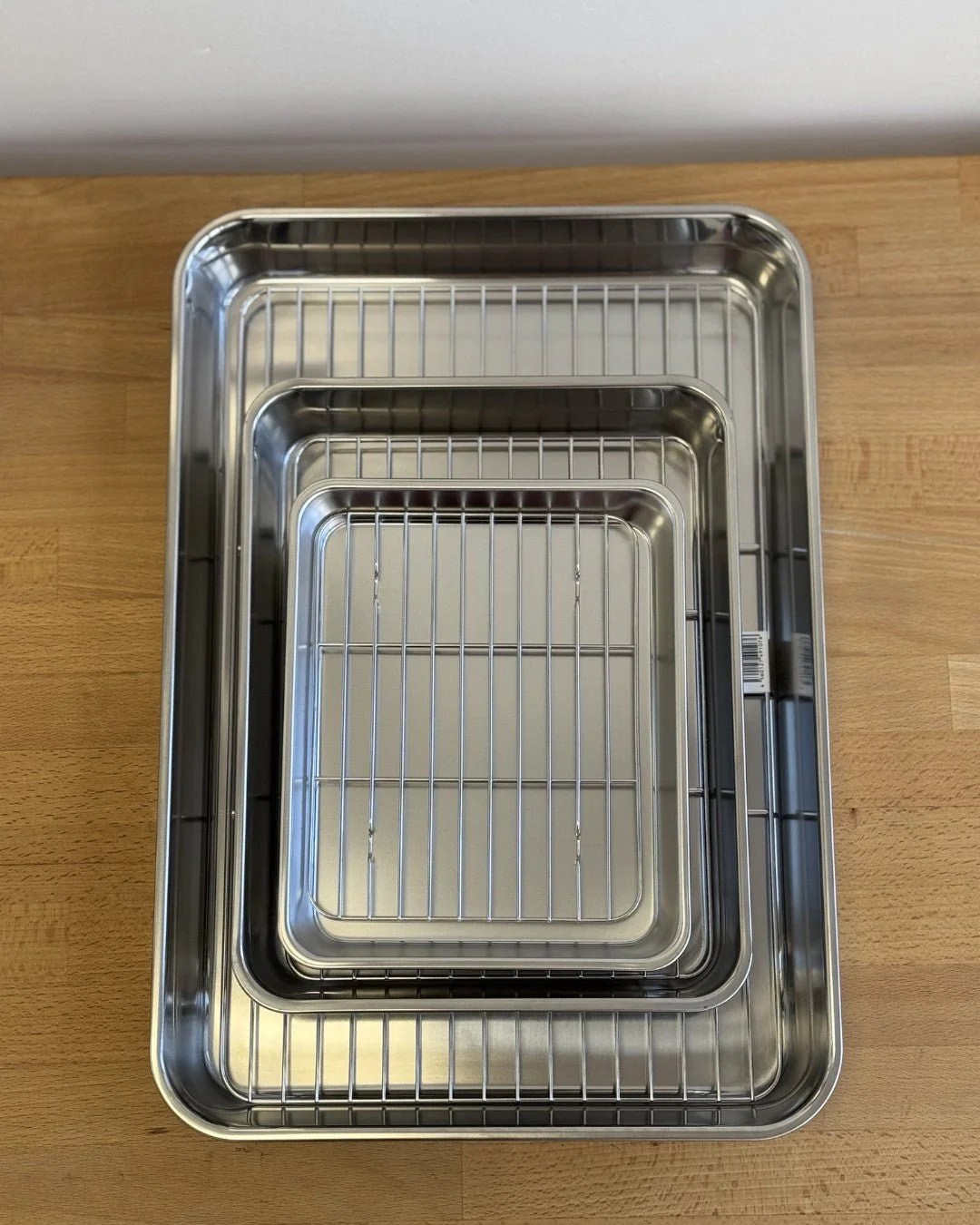 Plat à débarrasser en inox avec grille - Image 6