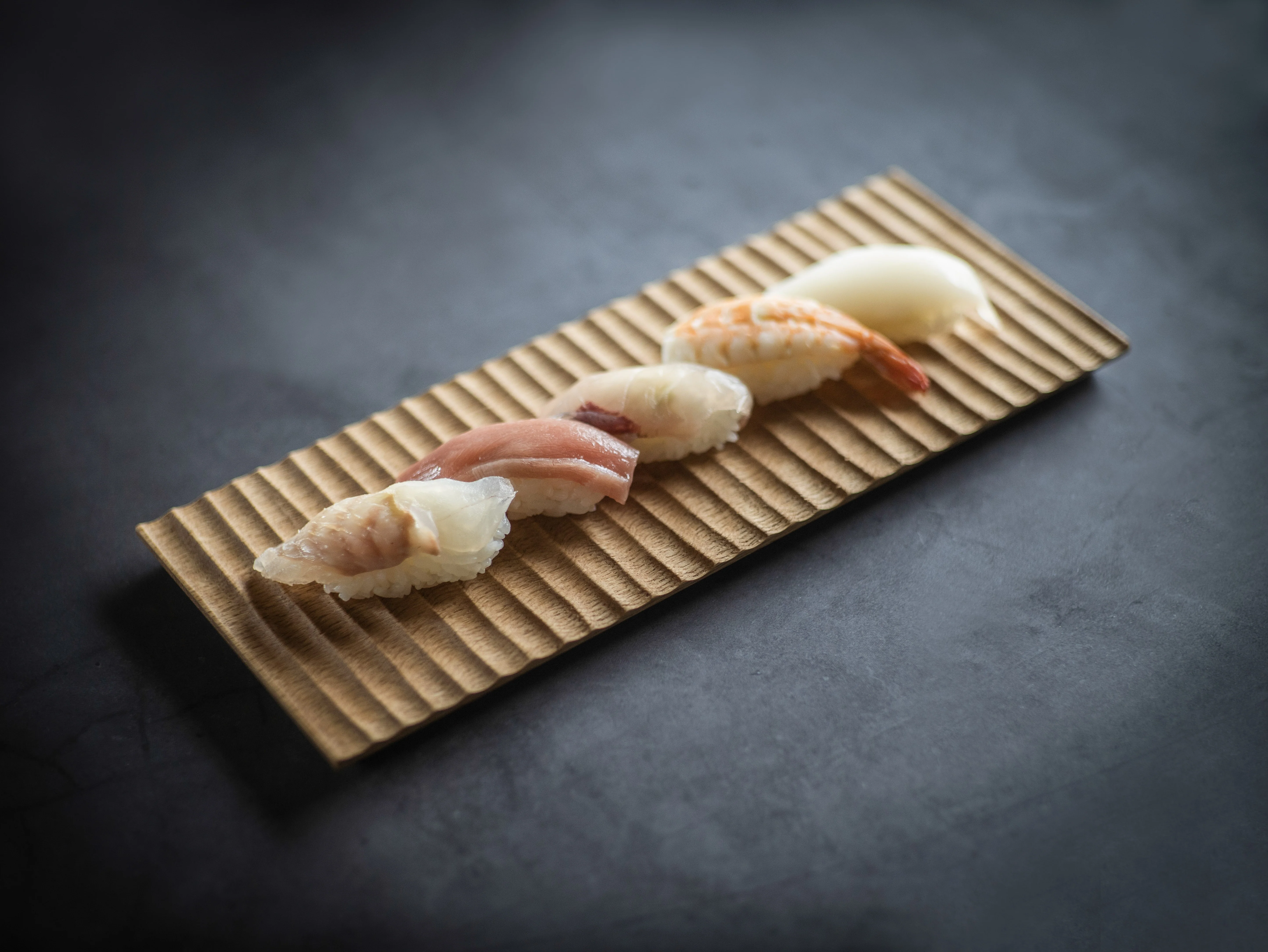 Plat en chêne strié - Image 3