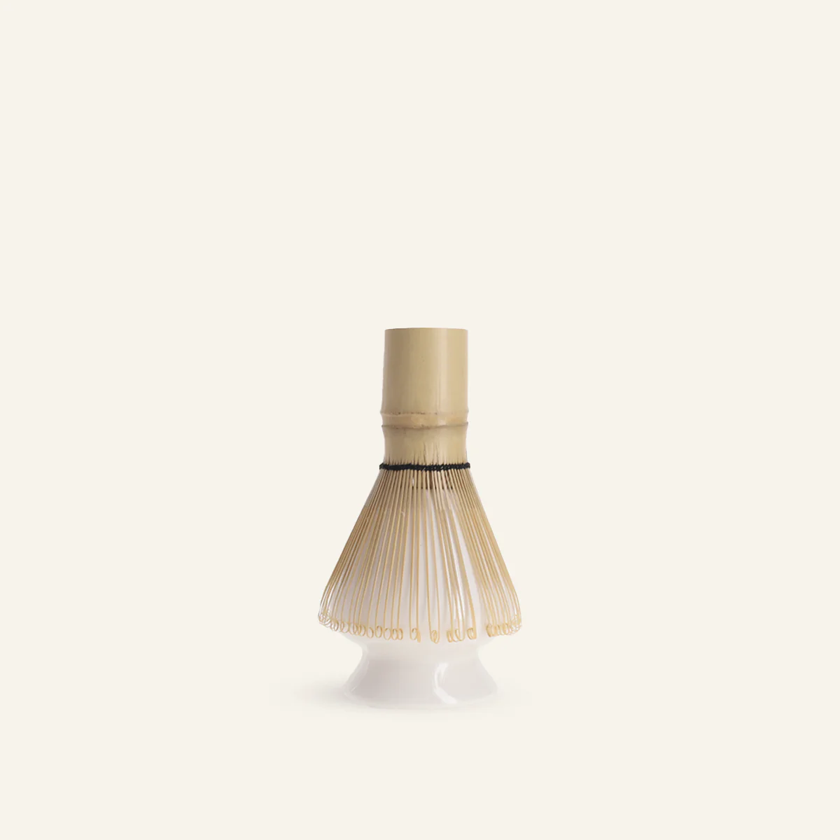 Support blanc en porcelaine pour fouet à matcha - Image 2